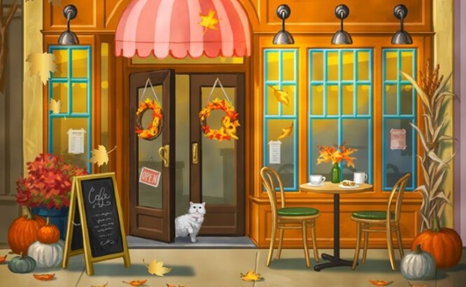 Bokomslaget til Pumpkin spice kafeen av Laurie Gilmore