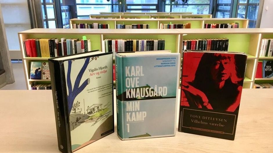 Arv og miljø av Vigdis Hjorth, Min kamp 1 av Karl Ove Knausgård og bok av Tove Ditlevsen