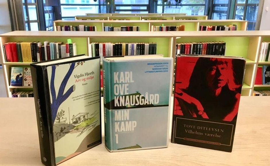 Arv og miljø av Vigdis Hjorth, Min kamp 1 av Karl Ove Knausgård og bok av Tove Ditlevsen