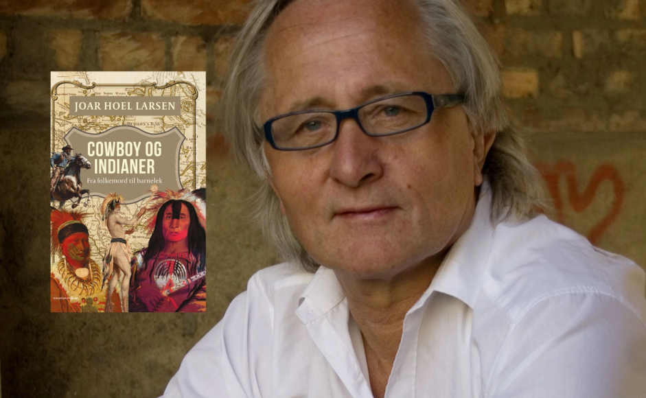Foto: Joar Hoel Larsen med bokcover