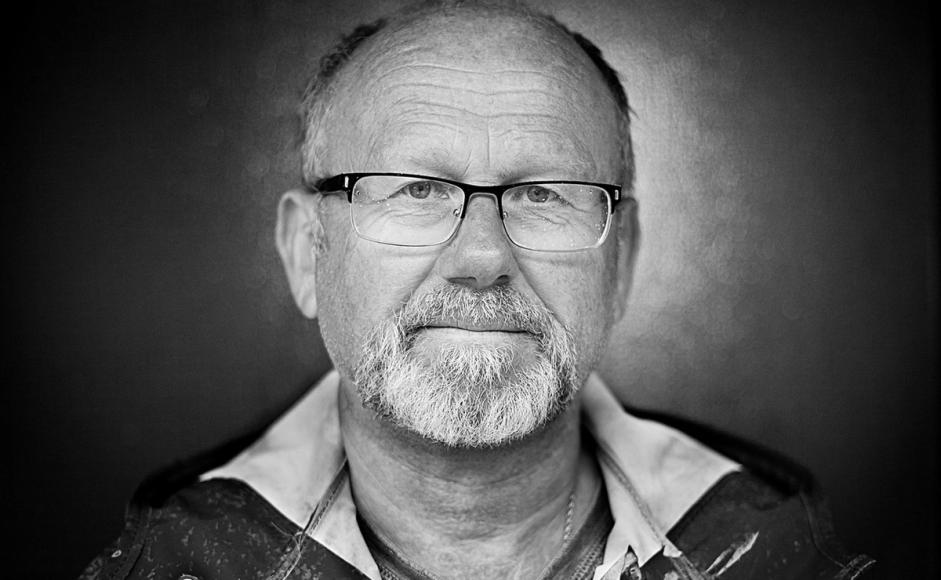 Portrettfoto av Arne Ruset. Foto:  Solum bokvennen.