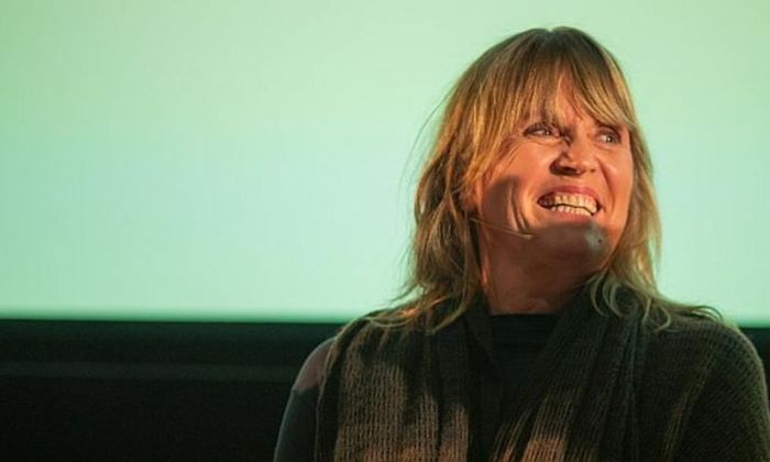 Nina Lykke på scenen på Sølvberget