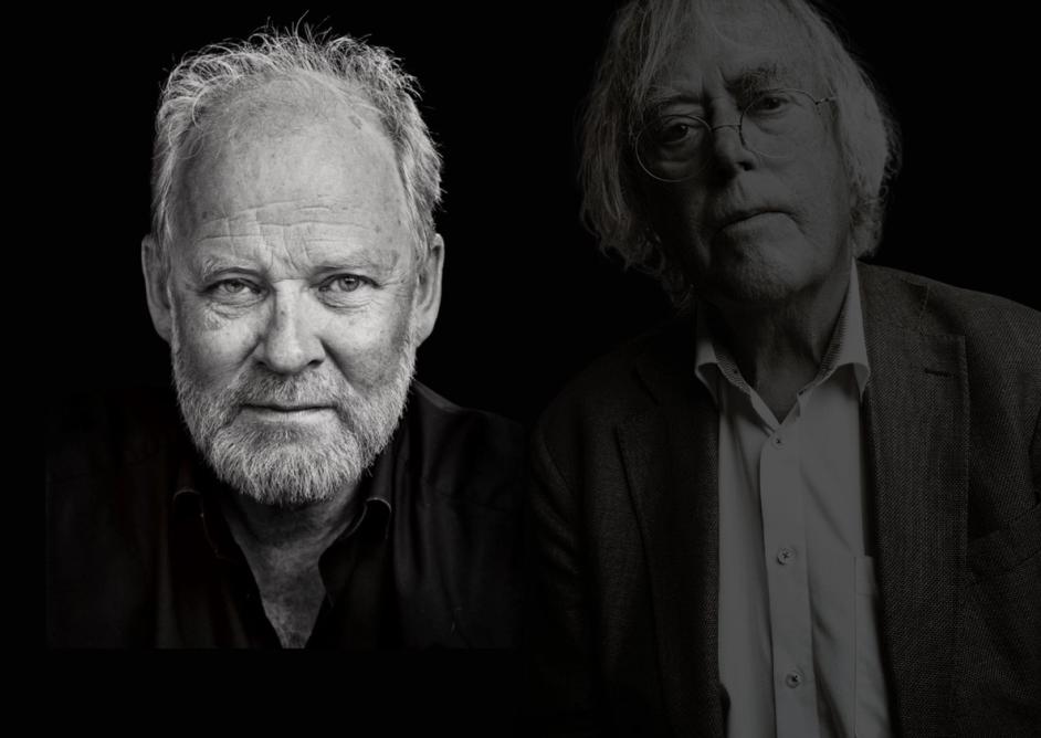 Sammensatt bilde av Alf van der Hagen og Dag Solstad