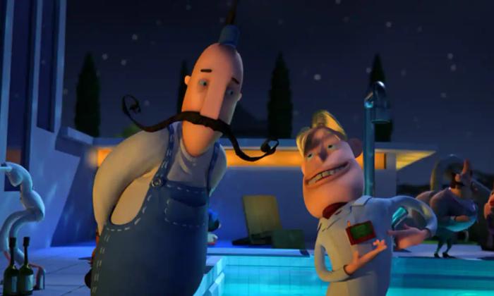 Stillbilde fra filmen Kurt blir grusom