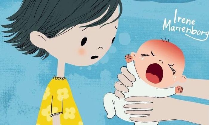 Bokcover: En baby sier Nora