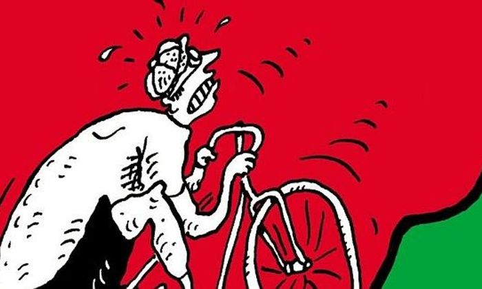 Fra omslaget til Gironimo! av Tim Moore