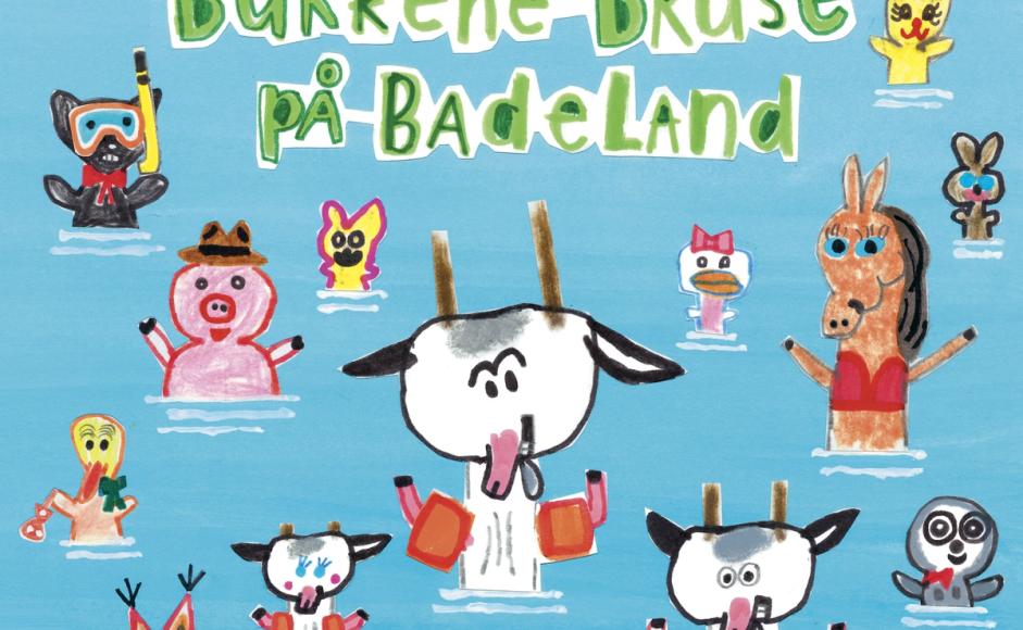 Bokcover Bukkene Bruse på badeland