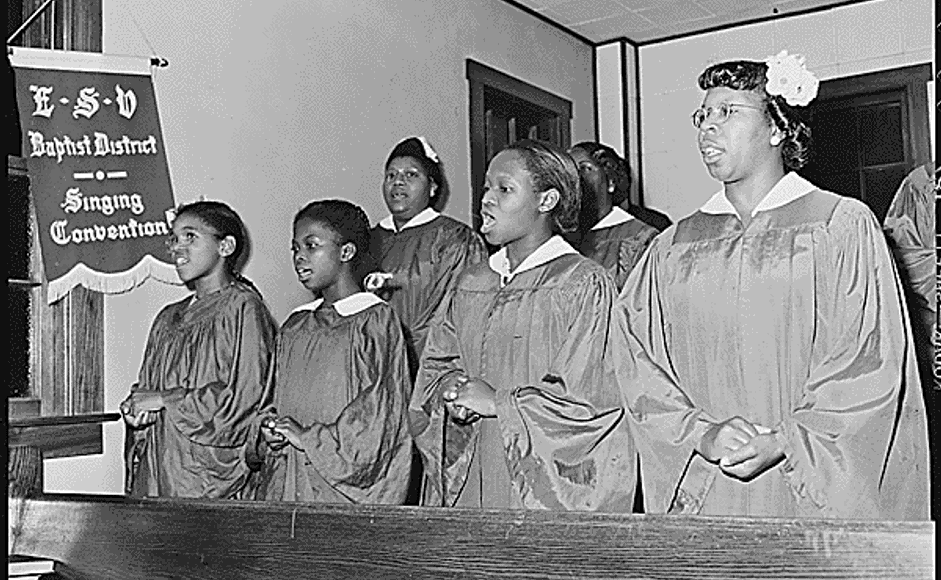 Gospel kor Av Russell Lee / National Archives Catalog