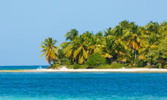 Bilde av en tropisk øy
