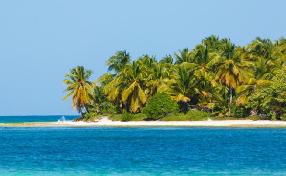Bilde av en tropisk øy 