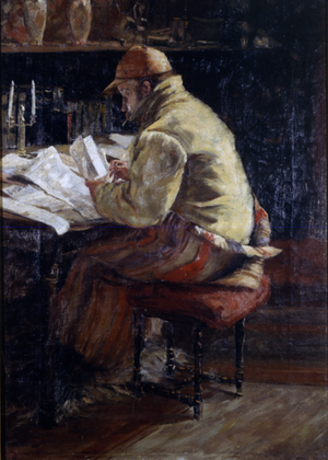 Maleri av Alexander L. Kielland av Jacob K. Sømme (1886)