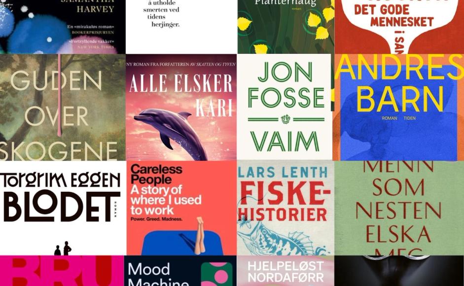 Collage med bøker fra 2025