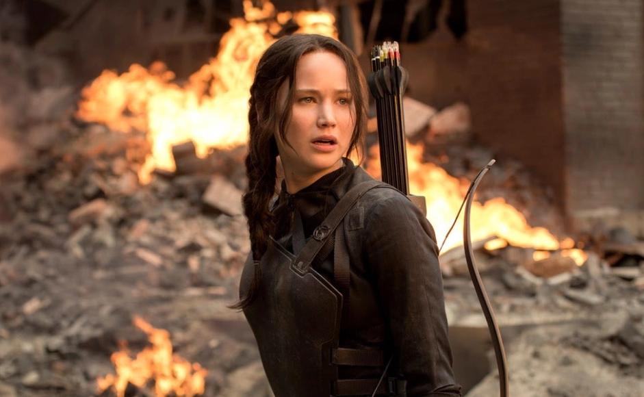 Jennifer Lawrence i filmen Hunger games