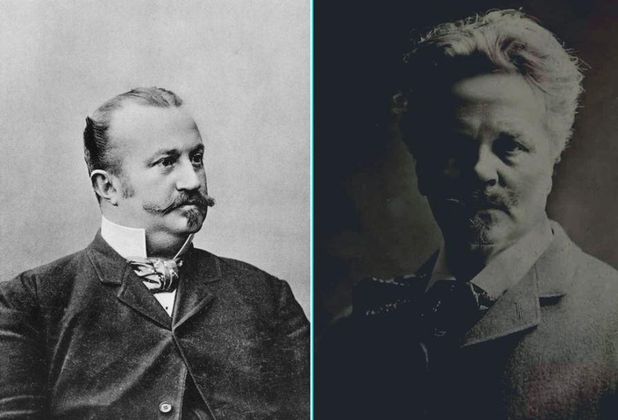 Alexander L. Kielland og August Strindberg 