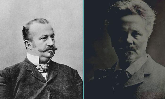 Alexander L. Kielland og August Strindberg 