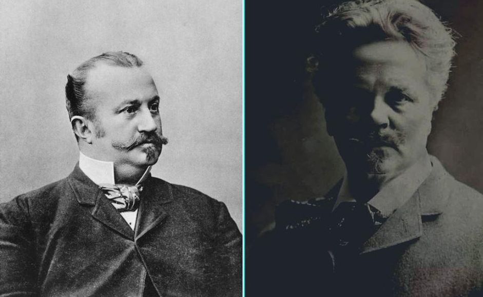 Alexander L. Kielland og August Strindberg 