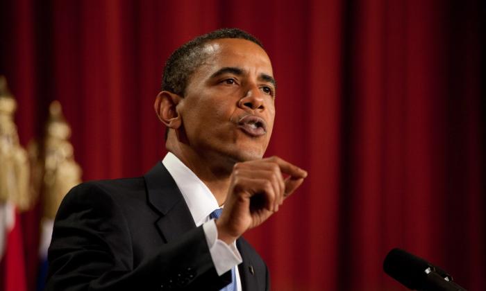 President Barack Obama taler i Kairo i 2009 (bilde: public domain gjennom Det hvite hus)