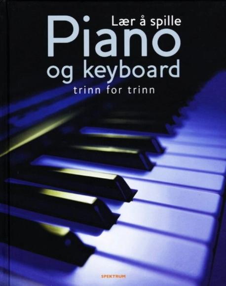 Lær å spille piano og keyboard trinn for trinn bokforside
