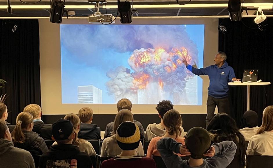 Klasser på besøk på Sølvberget