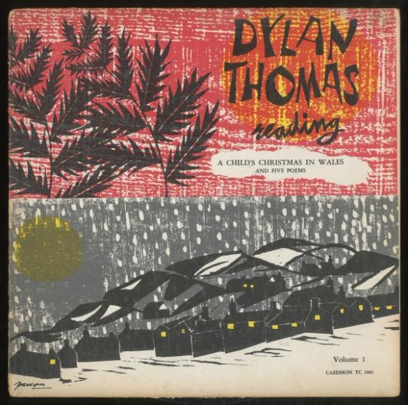 Platecoveret til A child's Christmas in Wales med Dylan Thomas