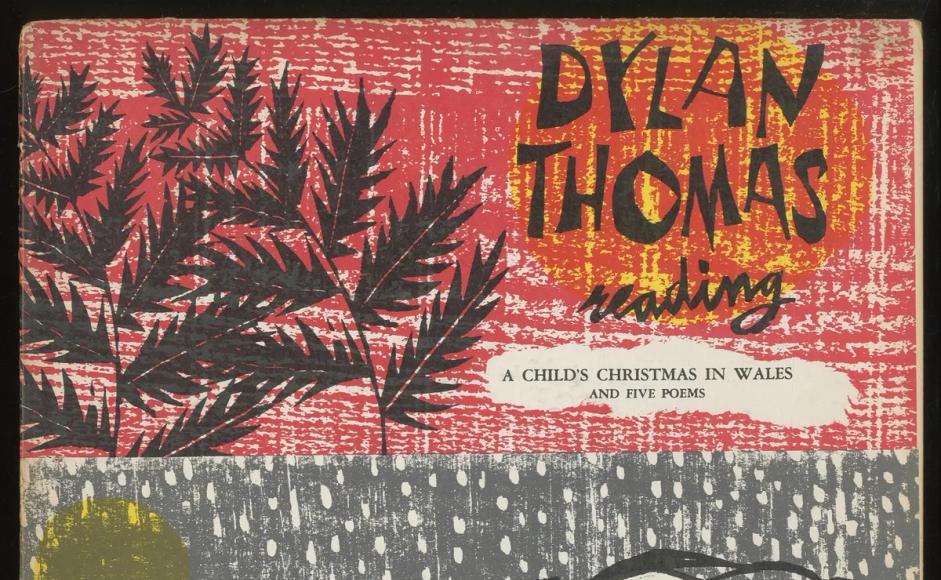 Platecoveret til A child's Christmas in Wales med Dylan Thomas