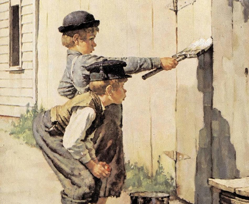 Mark Twains bok Tom Sawyer