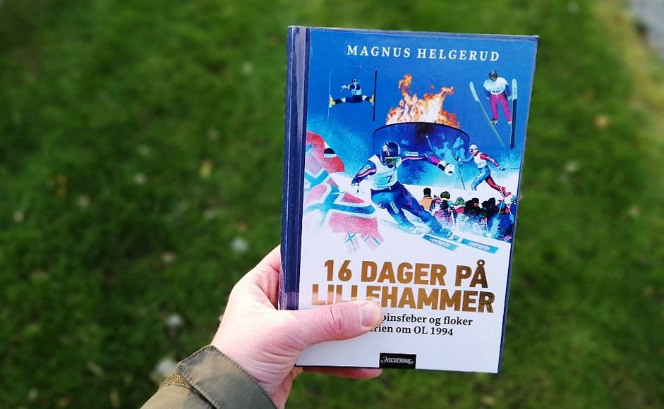 Boka 16 dager på Lillehammer holdt foran gressplen