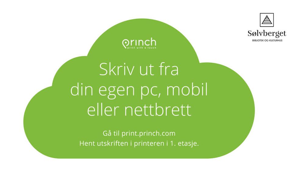 Med print.princh.com kan du skrive ut dokumenter på bibliotekene