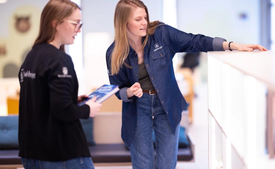 To bibliotekarer på Sølvberget