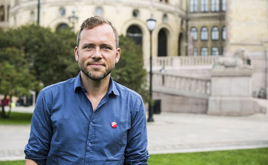 Portrett av Audun Lysbakken foto SVs stortingsgruppe