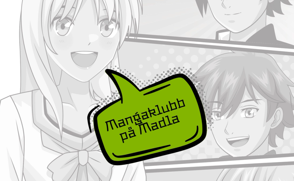Manga som ligger i en bunke